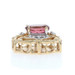 Richard Klein Pink Tourmaline Diamond Slide Charm - Yellow Gold 14k Oval 2.90ct Richard Klein Pink Tourmaline Diamond Slide Charm - Yellow Gold 14k Oval 2.90ct