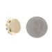 Richard Klein Sapphire Halo Slide Charm - Yellow Gold 14k Oval Rd 1.79ctw Floral Richard Klein Sapphire Halo Slide Charm - Yellow Gold 14k Oval Rd 1.79ctw Floral