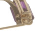 Yellow Gold Amethyst Dangle Earrings - 14k Emerald 3.20ctw Pierced Yellow Gold Amethyst Dangle Earrings - 14k Emerald 3.20ctw Pierced