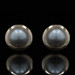 Yellow Gold Mabe Pearl Large Stud Earrings - 14k Pierced Yellow Gold Mabe Pearl Large Stud Earrings - 14k Pierced