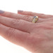 Yellow Gold Tanzanite Diamond Bypass Ring - 18k Trillion .48ctw Yellow Gold Tanzanite Diamond Bypass Ring - 18k Trillion .48ctw