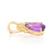 Yellow Gold Amethyst Diamond Enhancer Pendant - 14k Pear 3.93ctw Yellow Gold Amethyst Diamond Enhancer Pendant - 14k Pear 3.93ctw