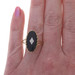 Yellow Gold Diamond Onyx Ring - 10k Single Yellow Gold Diamond Onyx Ring - 10k Single