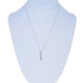 White Gold Tanzanite Diamond Pendant Necklace 18" - 10k Oval 3.80ctw