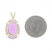 Yellow Gold Amethyst Solitaire Pendant - 14k Oval 9.10ct