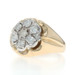 Yellow Gold Diamond Men's Ring - 14k Round Brilliant 1.10ctw