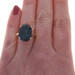 Yellow Gold London Blue Topaz Cocktail Solitaire Ring - 10k Oval 17.10ct