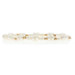 Yellow Gold Pearl Beaded Bracelet 7 1/2" - 14k