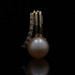 Yellow Gold Pearl Diamond Pendant - 14k