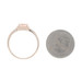 Rose Gold Morganite Diamond Halo Ring - 14k Cushion .87ctw