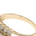 Yellow Gold Diamond Cluster Cocktail Ring - 14k Round Brilliant