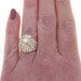 Yellow Gold Diamond Bypass Band - 14k Round Brilliant & Baguette 1.00ctw Ring