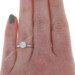 White Gold Diamond Solitaire Engagement Ring - 18k Round Brilliant .40ct