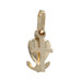 Yellow Gold Faith, Hope, & Love Charm - 14k Cross, Anchor, & Heart Gift