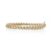 Yellow Gold Diamond Tennis Link Bracelet 7 1/4" - 14k Round Brilliant 3.00ctw