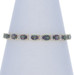 Yellow Gold Mystic Topaz Diamond Link Bracelet 7 1/4" - 14k Oval 21.10ctw