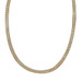 Yellow Gold Woven Mesh Chain Necklace 16" - 14k