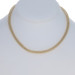 Yellow Gold Woven Mesh Chain Necklace 16" - 14k