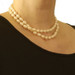 Slane & Slane Freshwater Pearls Knotted Double Strand Necklace 16" Sterling 925