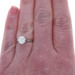 White Gold Diamond Art Deco Solitaire Engagement Ring 14k Euro 1.32ctGIA Vintage