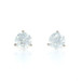 White Gold Diamond Stud Earrings - 14k Round Brilliant 2.00ctw GIA Pierced