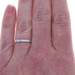 White Gold Wedding Band - 14k Stackable Ring
