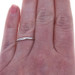 White Gold Wedding Band - 14k Stack Ring