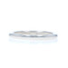 White Gold Wedding Band - 14k Stack Ring