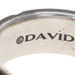 David Yurman Forged Carbon Men's Ring - Sterling Silver 925 SZ 9 Eternity Band