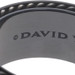 David Yurman Streamline Men's Wedding Band - Sterling 925 Titanium Ring Size 8