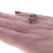 Rose Gold Smoky Quartz Diamond Halo Ring - 14k Cushion 3.53ctw