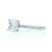 White Gold Diamond Engagement Ring - 14k Oval 1.98ctw