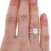 White Gold Diamond Engagement Ring - 14k Oval 2.33ctw