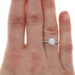 White Gold Diamond Halo Engagement Ring - 14k Round Brilliant 1.41ctw GIA