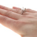 White Gold Diamond Solitaire Engagement Ring - 14k Princess 2.01ct GIA