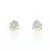 Yellow Gold Diamond Stud Earrings - 14k Round Brilliant .80ctw Pierced