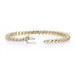 Yellow Gold Diamond Tennis Bracelet 7 1/4" - 10k Round Brilliant Cut 1.00ctw