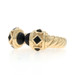 David Yurman Renaissance Color Ring Onyx Ring Yellow Gold 18k Geometric SZ 6 3/4