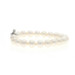 White Gold Pearl Heart Knotted Strand Bracelet 6 3/4" - 14k Love