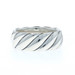 David Yurman Sculpted Cable Contour Men's Band - Sterling 925 Ring SZ 10 3/4