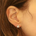 White Gold Diamond Stud Earrings - 18k Round Brilliant 2.04ctw Pierced