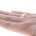 Yellow Gold Diamond Men's Ring - 10k Round Brilliant Three-Stone Wedding Band