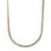 Yellow Gold Herringbone Chain Necklace 16" - 14k
