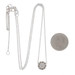 White Gold Diamond Halo Pendant Necklace 18" - 14k Round Brilliant 1.40ctw GIA