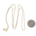 Yellow Gold Box Chain Necklace 18" - 14k