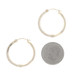 Yellow Gold Diamond Hoop Earrings - 10k Single Cut .25ctw Pierced