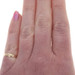 Yellow Gold Diamond Solitaire Ring - 10k Single Cut SZ 2