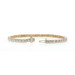 Yellow Gold Diamond Tennis Bracelet 7" - 14k Round Brilliant 1.00ctw