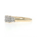 Yellow Gold Diamond Three-Stone Engagement Ring - 10k Round Brilliant
