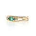 Yellow Gold Emerald Diamond Ring - 14k Marquise .32ctw SZ 6